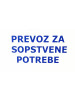 Prevoz za sopstvene potrebe