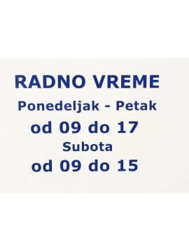 Radno vreme firme